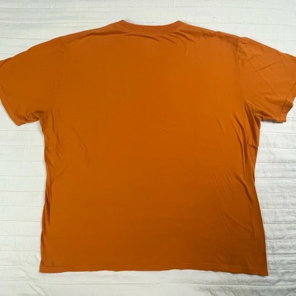 The North Face Logo Orange Tee 100% Cotton Men’s XXl - Picture 6 of 7